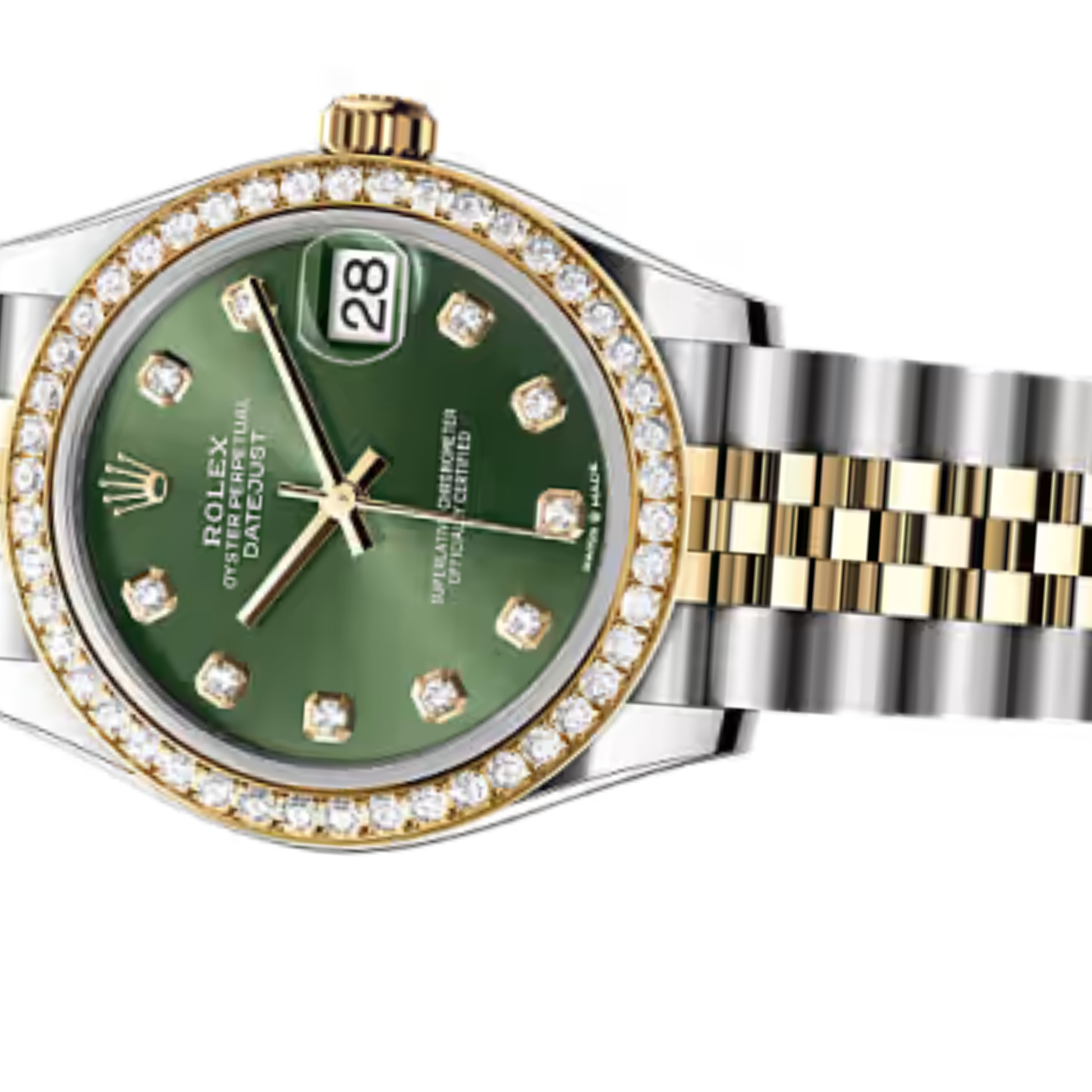 Rolex Lady-Datejust – Olive Green Dial, Two Tone - view 3