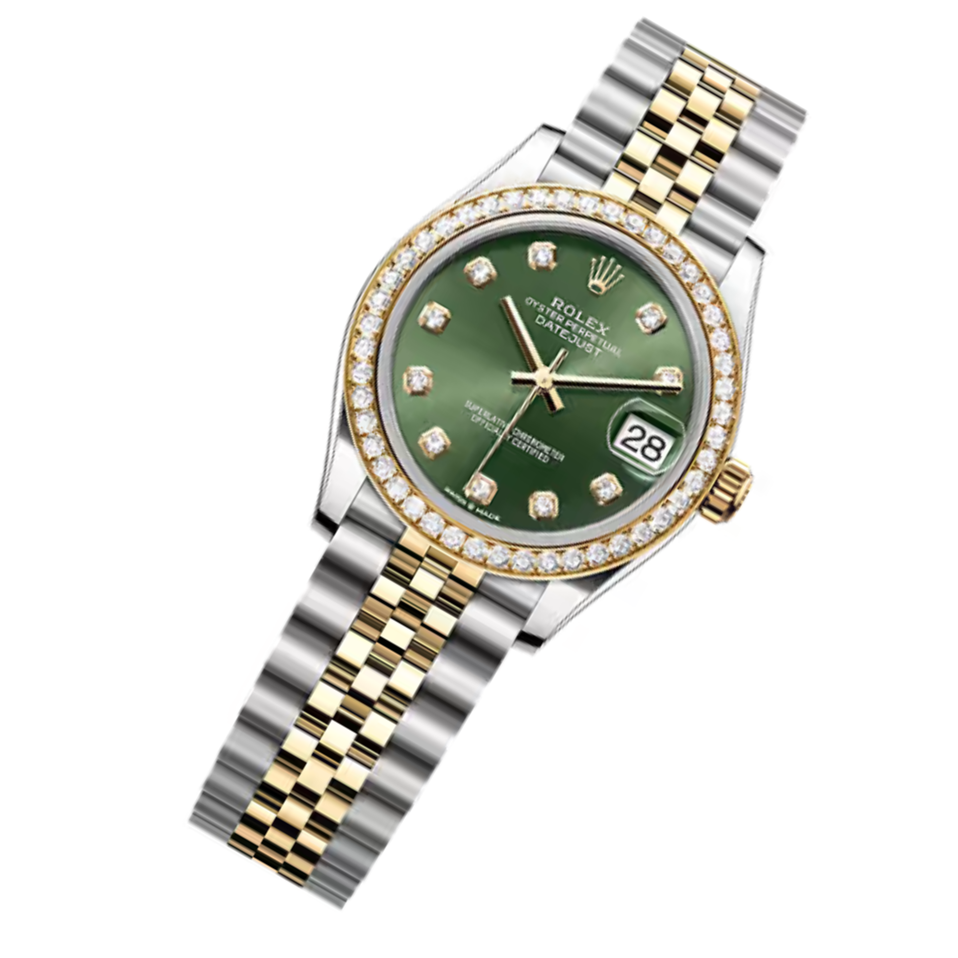 Rolex Lady-Datejust – Olive Green Dial, Two Tone - view 4