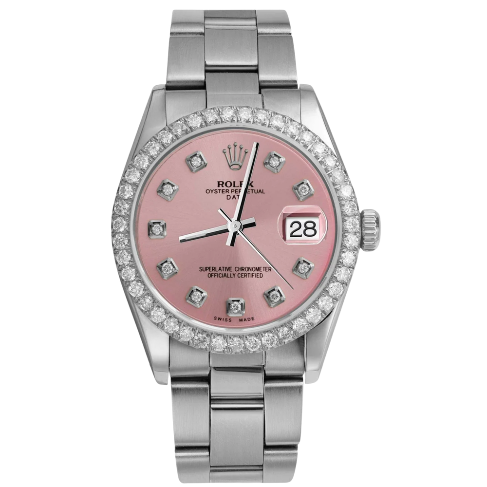 Rolex Lady-Datejust – Pink Diamond Dial & Diamond Bezel
