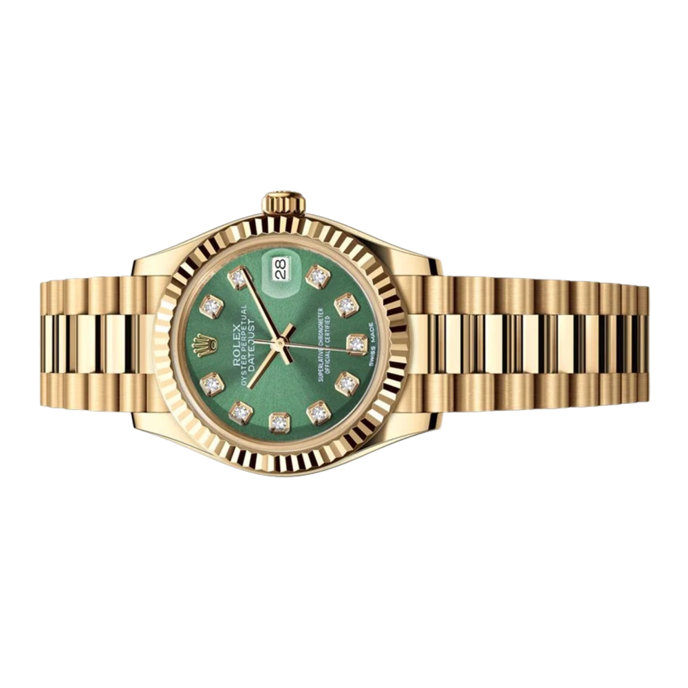 Rolex Lady-Datejust – Olive Green Dial, Steel Tone - view 2